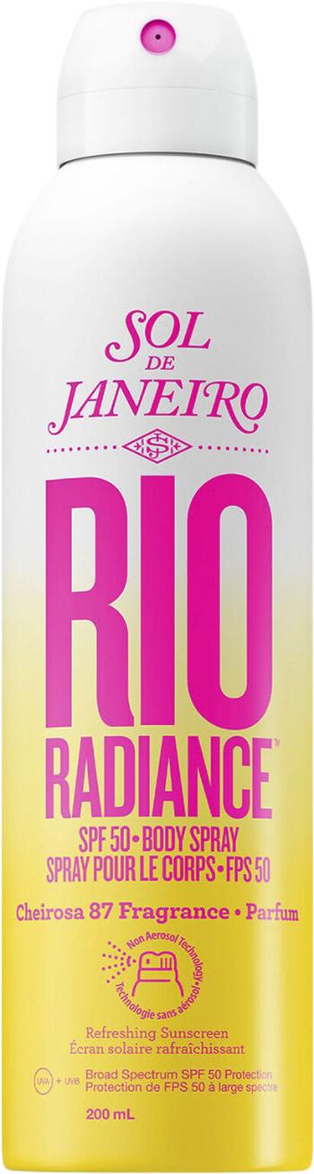 Sol de Janeiro Chladící tělový sprej na opalování SPF 50 Rio Radiance (Body Spray) 200 ml