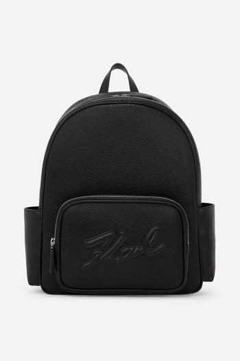 Ruksak Karl Lagerfeld dámsky, čierna farba, veľký, jednofarebný, A2W30124