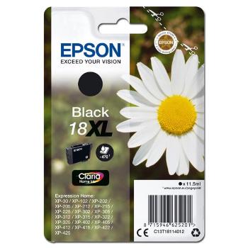 Epson 18XL C13T18114012 černá (black) originálna cartridge