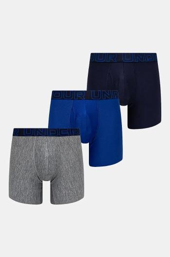 Boxerky Under Armour 3-pak pánske, tmavomodrá farba