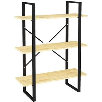 Shumee s 3 policami 80 × 30 × 105 cm masívna borovica, 806532