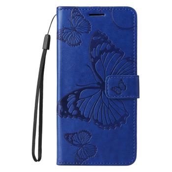 ART BUTTERFLY Peňaženkový obal pre Xiaomi Redmi Note 14 5G modrý