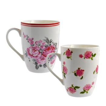 TORO Hrnček ruža 340 ml, porcelán, assort Možnosť: ROSES