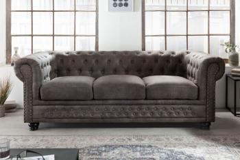 Chesterfield pohovka 3-miestna MIDAS Dekorhome