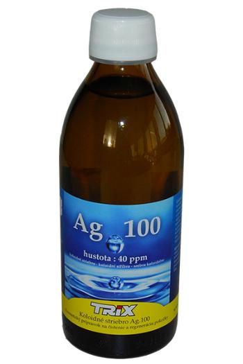 Koloidné striebro Ag 100 40ppm 300ml