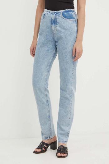 Rifle Calvin Klein Jeans dámske, vysoký pás, J20J223887