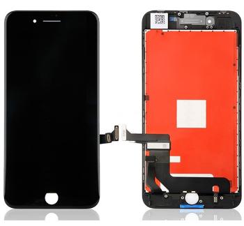 Apple iPhone 8 Plus kompatibilis LCD kijelző érintőpanellel, OEM jellegű, fekete, Grade S+