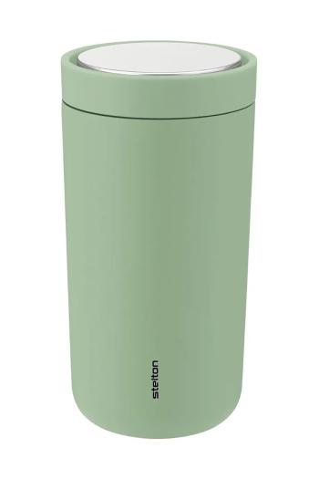 Termo hrnček Stelton To Go Click 200 ml zelená farba