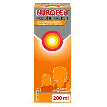 NUROFEN pre deti Pomaranč perorálna suspenzia 200 ml