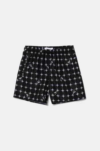 Detské plavkové šortky Calvin Klein Jeans čierna farba, KV0KV00062