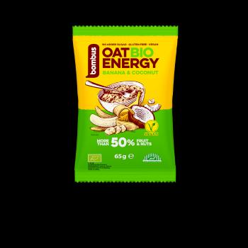 BOMBUS Oat energy banana & coconut ovsená kaša 65 g BIO