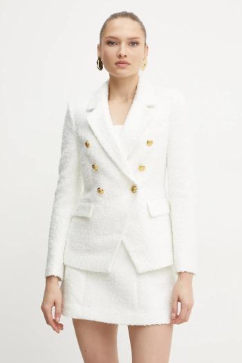 Sako Marciano Guess BOUCLE béžová farba, dvojradové, jednofarebné, 5RGN20 7261A