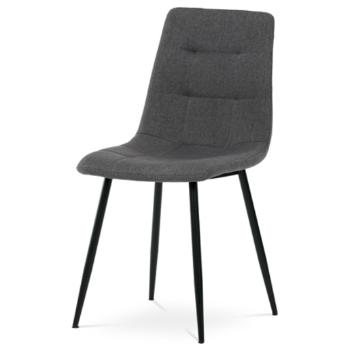 Jedálenská stolička Autronic 45x88 cm sivá látka DCL-974 GREY2