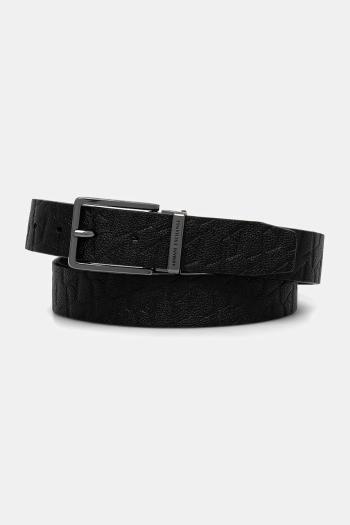 Opasok Armani Exchange čierna farba, XM000677 AF12133
