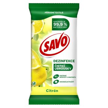 SAVO dezinfekčné čistiace obrúsky Citrón 30 ks