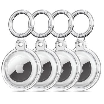 TECH-PROTECT ICON 4-PACK Obal na Apple Airtag priehľadný
