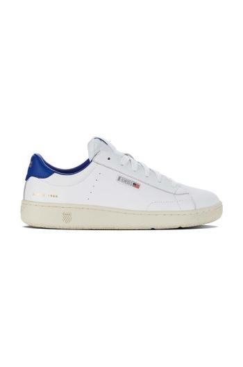 Kožené tenisky K-Swiss SLAMMKLUB CC 08911.946.M, biela farba