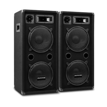 Auna Pro PW-10x20  MKII, o pereche de boxe PA pasive, 2 x10" subwoofer, 450W