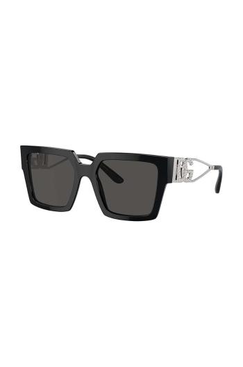 Slnečné okuliare Dolce & Gabbana dámske, hnedá farba, 0DG4446B
