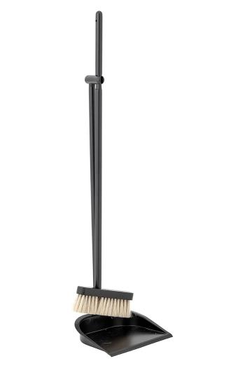 Metla a loptka Bloomingville Cleaning Dustpan & Broom čierna farba