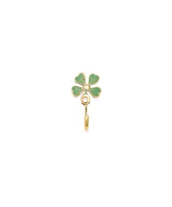 Nástenný vešiak Doing Goods Lucky Clover Hook Mini žltá farba