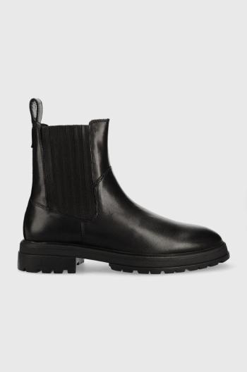 Kožené topánky chelsea Vagabond Shoemakers Johnny 2.0 pánske, čierna farba
