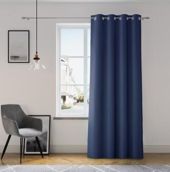 ArtFlhf Zatemňujúci záves OXFORD EYELETS K | 140 x 250 cm Farba: Navy