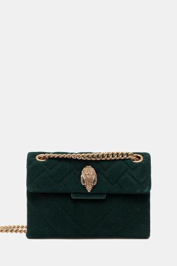Kožená kabelka Kurt Geiger London KENSINGTON zelená farba, 4372871219