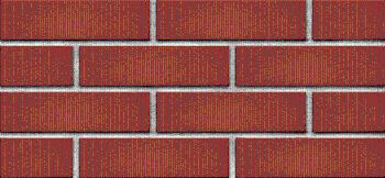Fasádny Pásik Klinker červená hladká 6,5x25 cm PASEKPRCE
