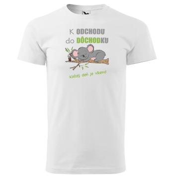 Tričko Každý deň je víkend (Veľkosť: 4XL, Typ: pre mužov, Farba tričká: Biela)