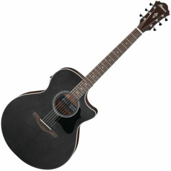 Ibanez AE140-WKH Weathered Black Elektroakustická gitara Jumbo