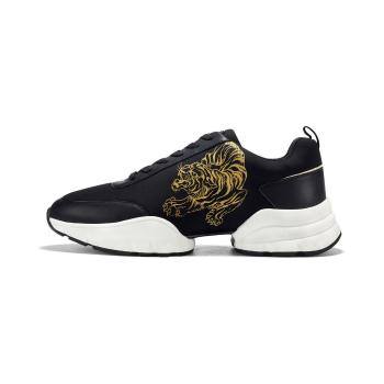 Ed Hardy  Caged runner tiger black-gold  Módne tenisky Čierna