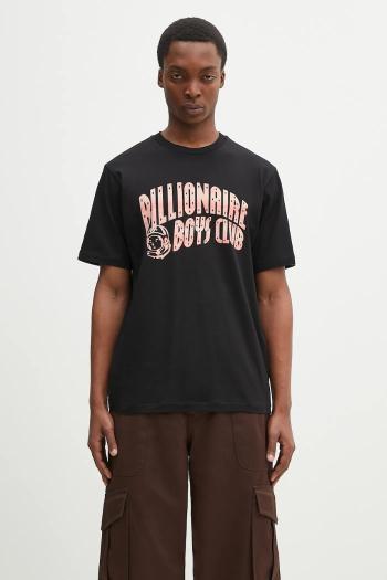 Bavlnené tričko Billionaire Boys Club Mountain Fill Arch Logo T-Shirt pánske, čierna farba, s potlačou, B25154