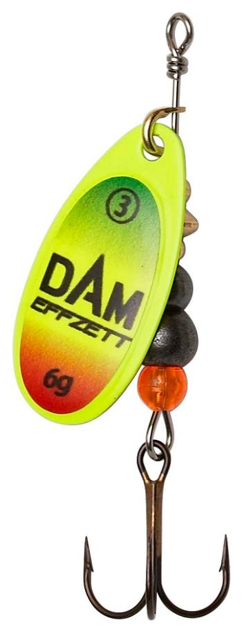 Dam blyskač effzett fluo spinner trio - veľkosť 3 6 g