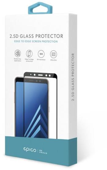 Üvegfólia Epico Glass Samsung Galaxy A21s 2.5D üvegfólia - fekete