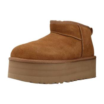 UGG  CLASSIC ULTRA MINI PLATF  Čižmy Hnedá