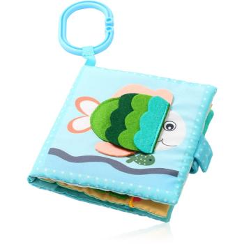 BabyOno Reversible Sensory Cloth Book 0m+ kontrasztos fejlesztő könyv Sea world 1 db