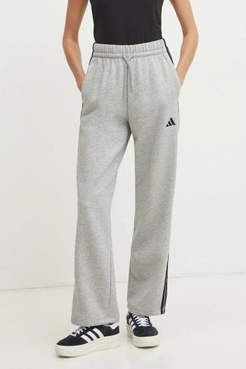 Tepláky adidas Essentials šedá farba, melanžové, JE1302