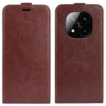Vyklápacie puzdro pre Xiaomi Redmi Note 14 Pro+ 5G hnedé