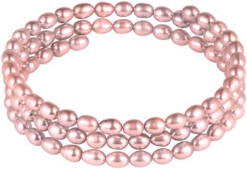 JwL Luxury Pearls Náramok z pravých ružových perál JL0570