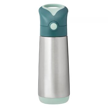 B.BOX Termoska na pitie so slamkou - emerald forest 500 ml