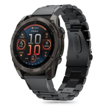 Tech-Protect Stainless remienok na Garmin Fenix 5 / 6 / 6 Pro / 7 / 8 47mm / E, black