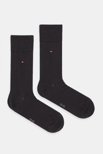 Ponožky Tommy Hilfiger 2-pak pánske, hnedá farba, 371111