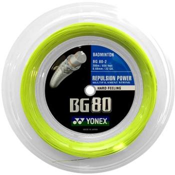 Yonex BG 80, 0,68 mm, 200 m, YELLOW (4930379423758)