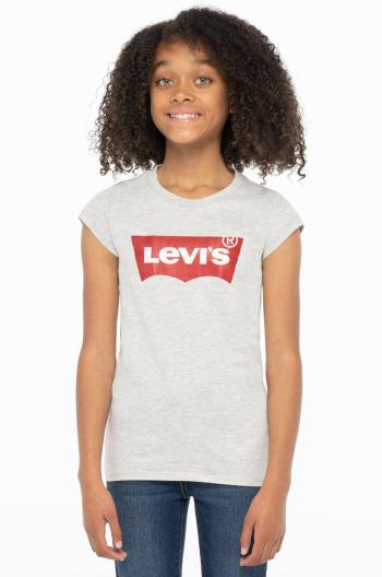 Detské tričko Levi's šedá farba