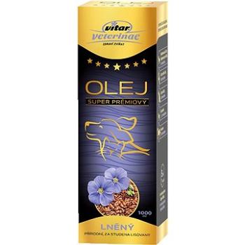 Vitar Veterinae Ľanový olej 1000 ml (8595011144055)