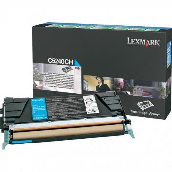 Lexmark C5240CH azúrový (cyan) originálny toner