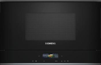 Vstavaná mikrovlnná rúra Siemens s grilom čierna BE732L1B1