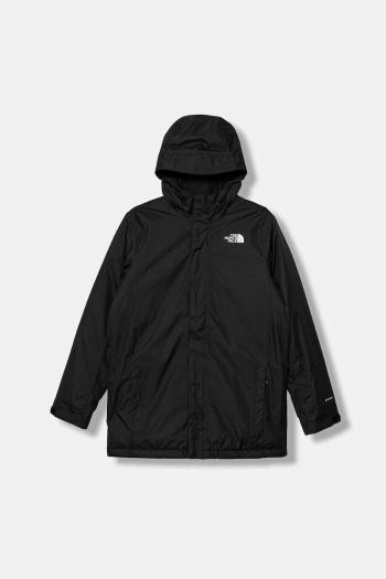 Detská bunda The North Face TEEN SNOWQUEST JACKET čierna farba, NF0A8EJQJK31