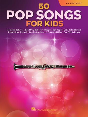 Hal Leonard 50 Pop Songs for Kids for Clarinet Noty